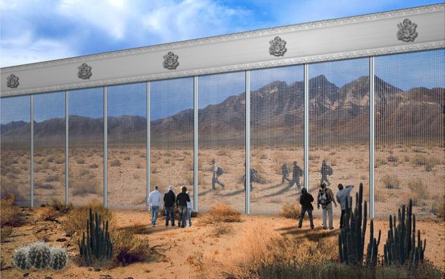 (PennaGroup's design for the Trump administration's border wall.PennaGroup) 