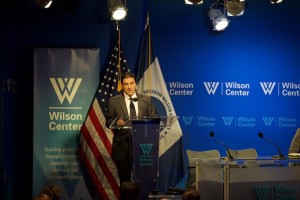 Ambassador Gerónimo Gutiérrez speaking at the 2017 North America Energy Forum, Wilson Center