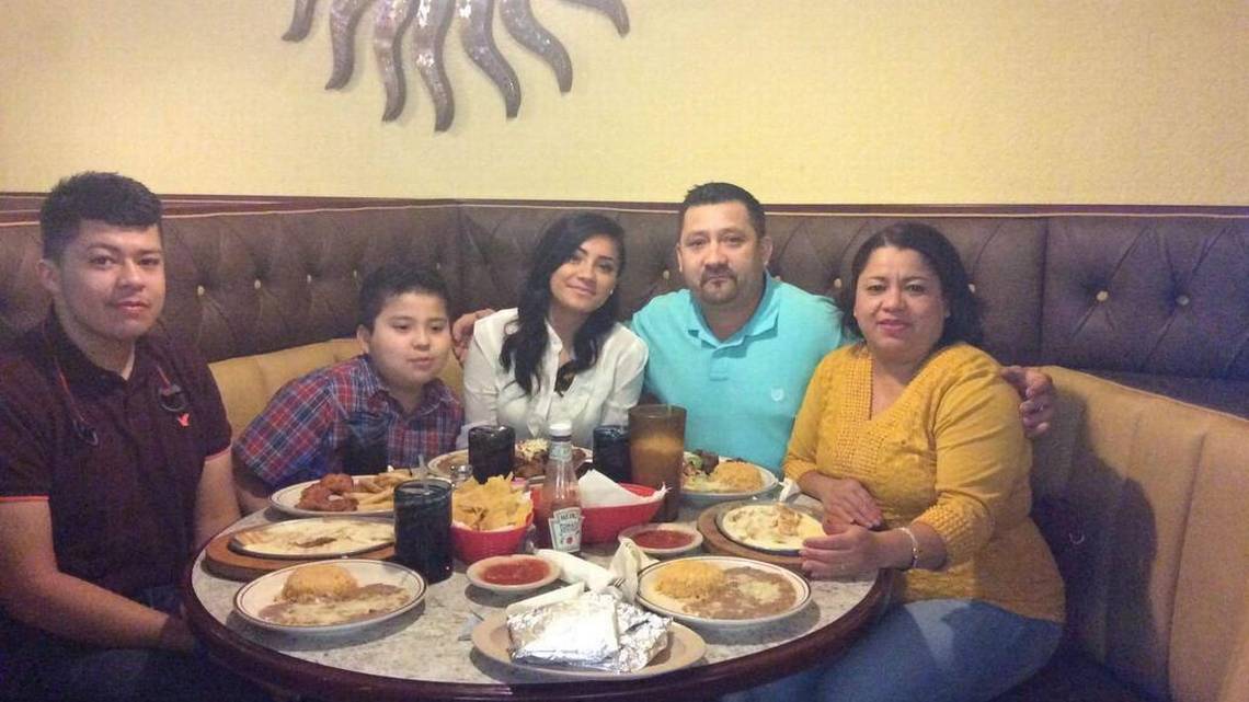Norma Contreras, far right, with her sons Joel Portillo Jr. and Reynieri Portillo, daughter Yerlin Portillo and husband Joel S. Portillo. Courtesy of Yerlin Portillo
