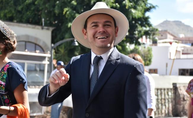 Alcalde de Guanajuato Alejandro Navarro Saldaña