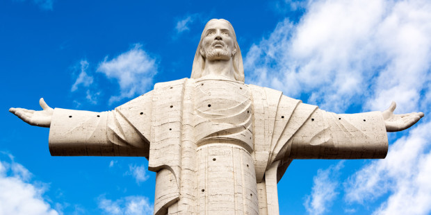 Shutterstock The current record holder for largest statue of Jesus Christ in the world is the Cristo de la Concordia in Cochabamba, Bolivia